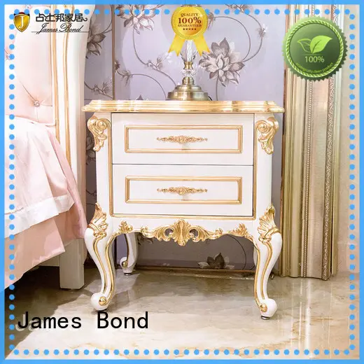 James Bond table de chevet en bois massif design approvisionnement direct d'usine pour hôtel 1