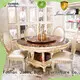 modern design traditional dining room table round customized for home 1