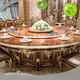 James Bond brown traditional dining table directly sale for hotel 1