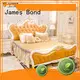 James Bond blue classic bedroom furniture sets manufacturer for apartment 1