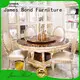 James Bond solid wood traditional wood dining table supplier for villa 1