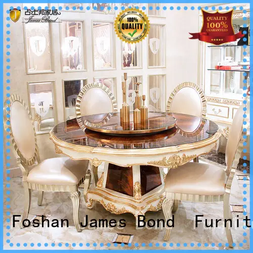 James Bond f118 wooden dining set furniture factory for villa 1