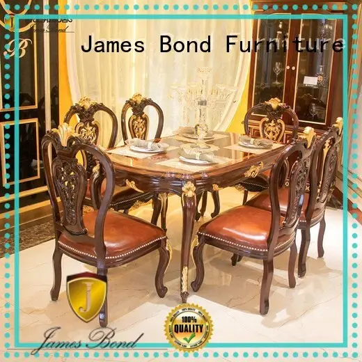 Nouvelle table à manger classique conçoit un approvisionnement en bois pour villa 1
