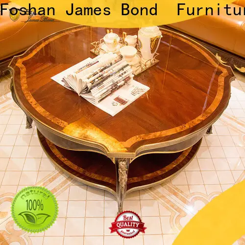 Fabricants de photos de tables basses blanches James Bond pour hôtel 1