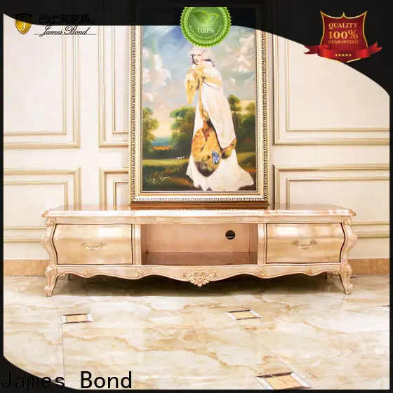 James Bond Fabricants de meubles de télévision blancs et bois personnalisés pour la maison 1