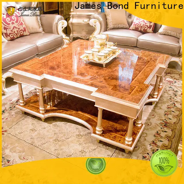 New small coffee table with chairs wood factory for restaurant 1