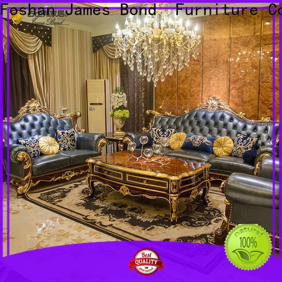 James Bond, sofá de cuero clásico blanquecino, precio de fábrica para habitación de invitados 1