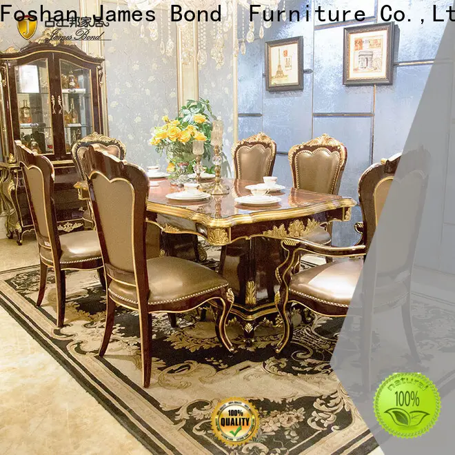 James Bond wood legacy dining room set manufacturers for villa 1