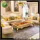 James Bond a2810 traditional tufted leather sofa factory for restaurant 1