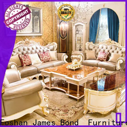 James Bond Top leather chesterfield sofa suppliers for guest room 1