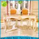Meilleure table à manger et chaises rondes d'entreprise pour hôtel 1