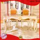 Latest italian marble round dining table piano for business for hotel 1