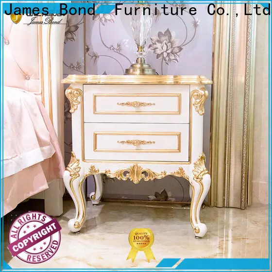 James Bond （white） fun bedside tables manufacturers for apartment 1