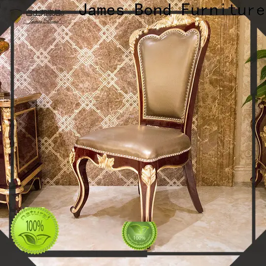 Usine de taille de chaise de salle à manger en gros James Bond pour villa 1