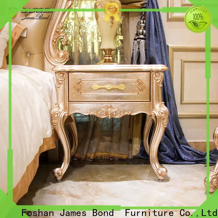 James Bond Latest traditional solid wood bedside tables suppliers for apartment 1
