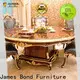 James Bond golden european dining room furniture factory for villa 1