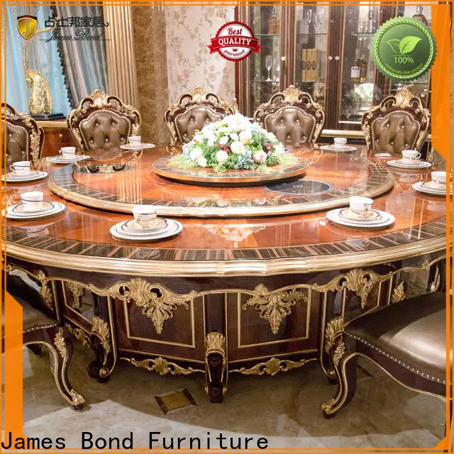 James Bond Top traditional dining table designs manufacturers for villa 1