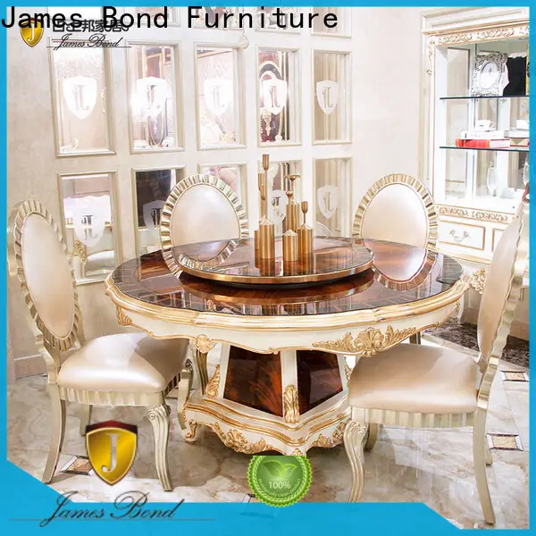 Usine de tables à manger modernes de luxe classique de James Bond pour villa 1
