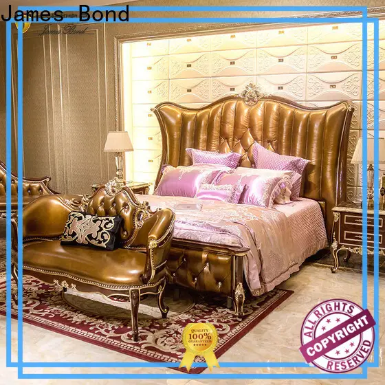 Fabricants de meubles de chambre à coucher de style classique en bois James Bond pour hôtel 1