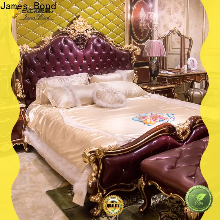 James Bond Top royal style bedroom furniture suppliers for hotel 1