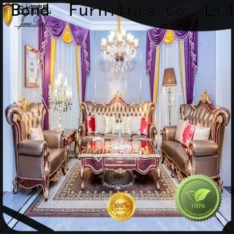 James Bond Latest classic style leather sofa supply for hotel 1