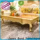 James Bond bond cream round coffee table company for guest room 1