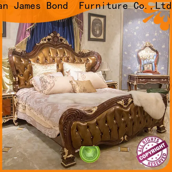 Wholesale italian black lacquer bedroom furniture pinkbrownwhite supply for villa 1