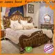 Wholesale italian black lacquer bedroom furniture pinkbrownwhite supply for villa 1