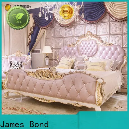 James Bond Latest luxury white bed for business for apartment 1