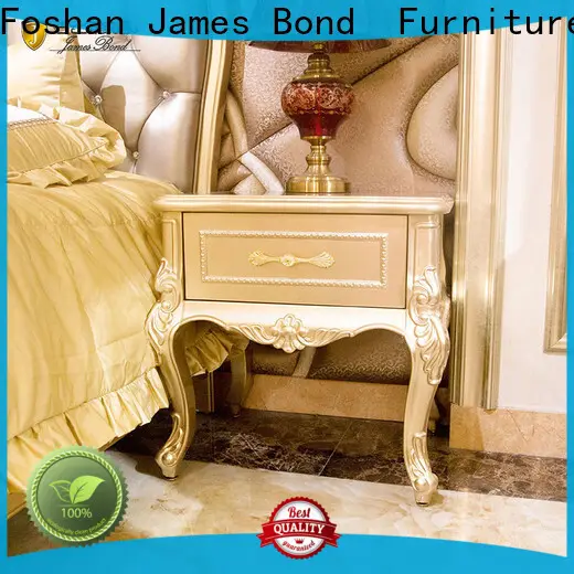 High-quality mahogany bedside table jp651（white） for business for hotel 1