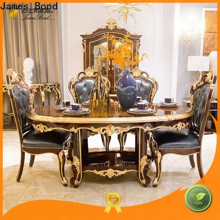 Latest classic white dining table h061 factory for villa 1