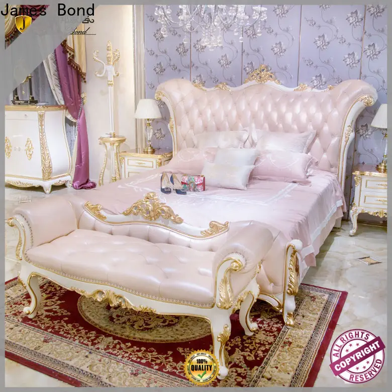 High-quality royal bedroom furniture brown manufacturers for villa 1