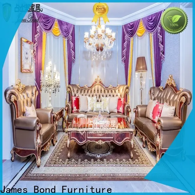 James Bond High-quality classic leather sofa price company for hotel 1