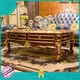 New oak glass coffee table jf01 company for guest room 1