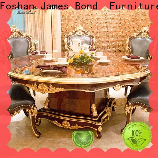 James Bond paint italian granite dining table supply for hotel 1