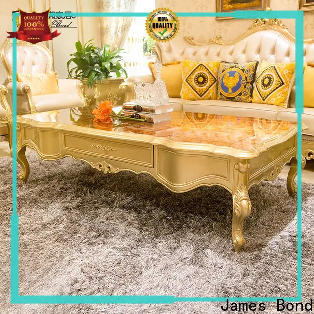 James Bond white tall glass coffee table manufacturers for guest room 1