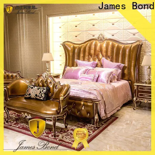 James Bond deep modern luxury bedroom furniture suppliers for hotel 1