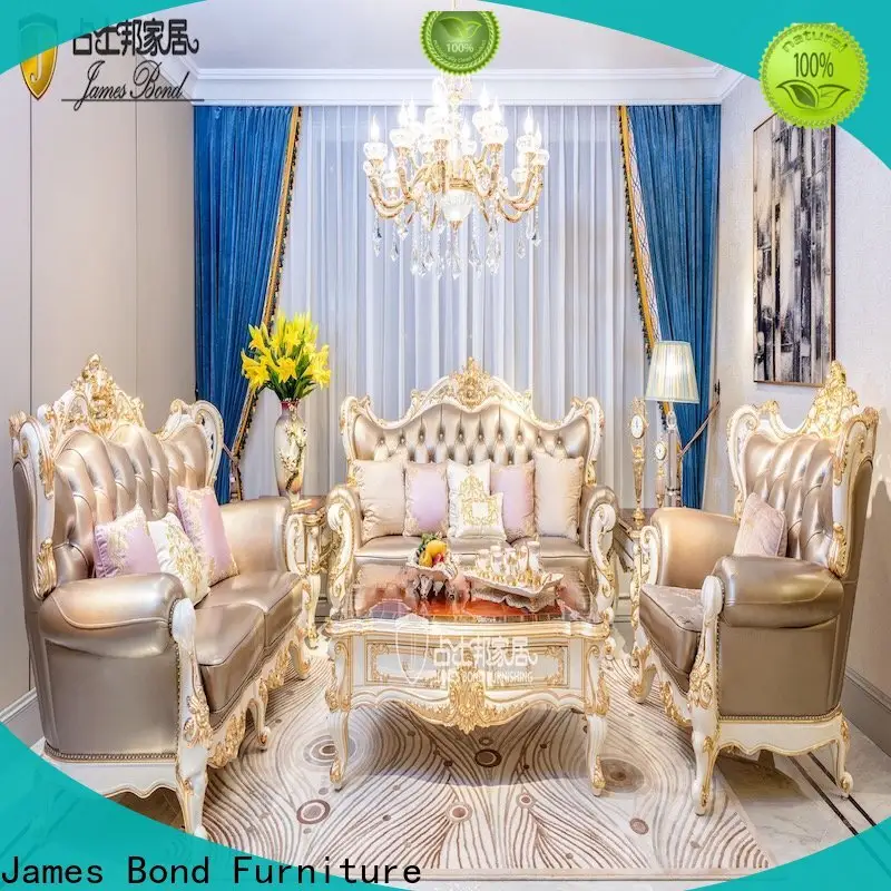 James Bond Wholesale white traditional sofa supply for guest room 1