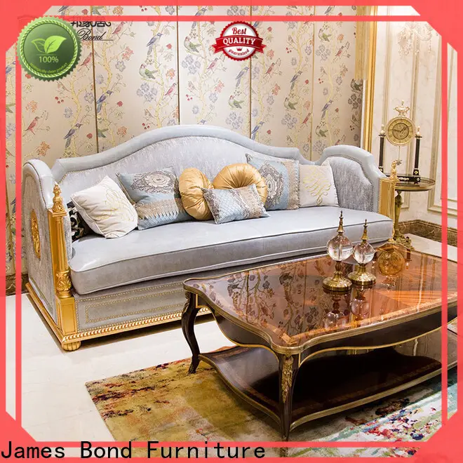 James Bond Wholesale traditional velvet sofas factory for hotel 1