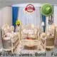 James Bond a2820 traditional brown leather sofa suppliers for church 1