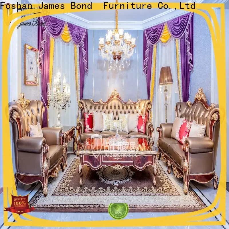 James Bond Top traditional sofas with skirts suppliers for hotel 1