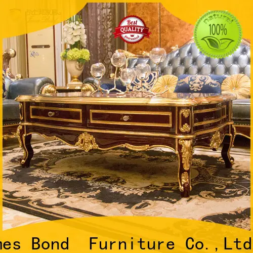 James Bond gold classic coffee tables furniture factory for hotel 1