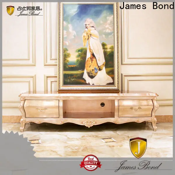 James Bond wood tall white tv cabinet factory for house 1