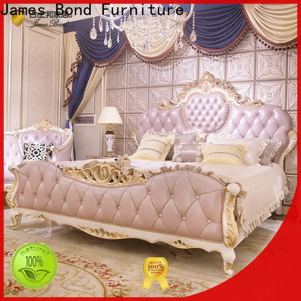 James Bond brownwhite guest bed factory for villa 1