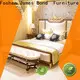 James Bond white retro bed supply for home 1
