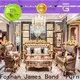 James Bond a2821 traditional black leather sofa company for church 1