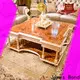 Usine de réservoirs de table basse en bois naturel et en verre sur mesure pour la maison 1