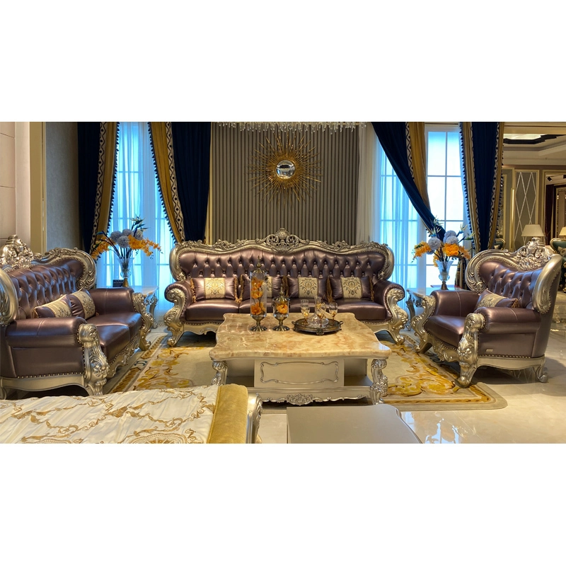 Italian living room elegant classic sofa DS055 1