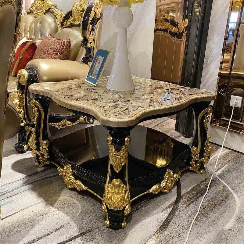 Best classic furniture Marble classic side table R-3318b-1 1