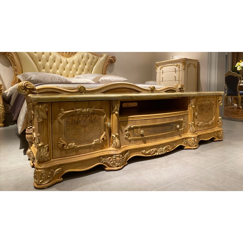 Classic furniture Italy hand engraving classic TV cabinet 1